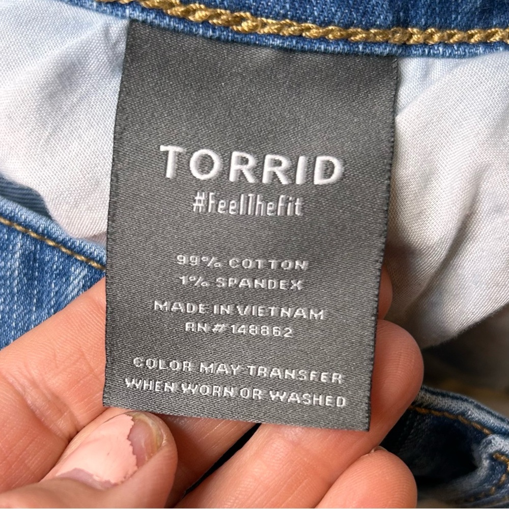 Torrid Perfect Boyfriend Ankle Vintage Stretch Jeans - Picture 7 of 9